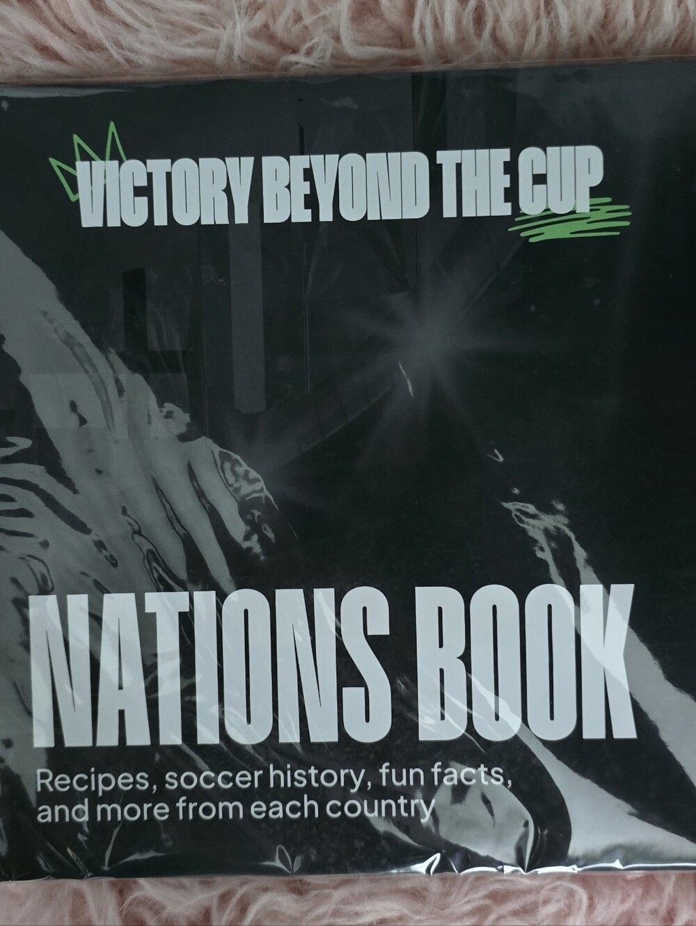 Soccer Nations Hard Cover Book Victory Beyond The Cup Recipes, History & More.